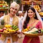 cheiraoba celebration with traditional offerings