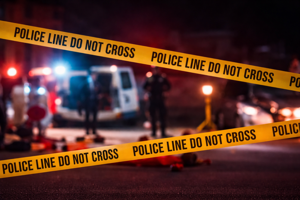 Police Scene At Night 1024x683