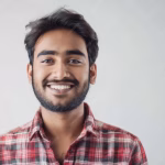 indian man smiling confident young indian people standing isolated white background 875825 118427
